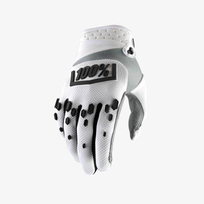 Мотоперчатки 100% Airmatic Glove White/Black Мотоперчатки 100% Airmatic Glove White/Black